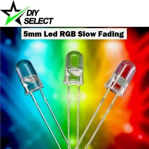 5mm Led RGB Slow Fading (Red Green Blue Yellow White Pink) **LOCAL STOCK**