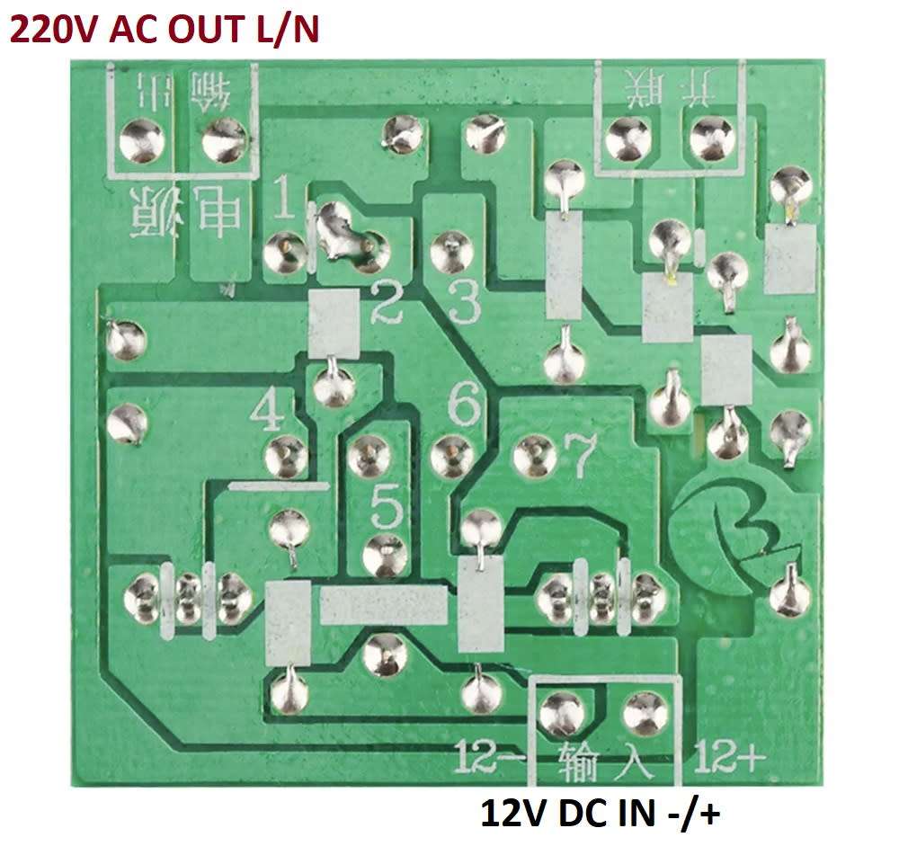 Step Up Boost Converter Transformer Module 12V DC to 220V AC **LOCAL STOCK**