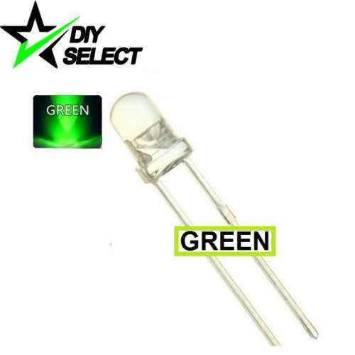 5mm Led Green Water Clear **LOCAL STOCK**