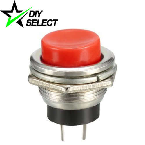Switch Push Button Momentary Red Button Metal 16mm **LOCAL STOCK**