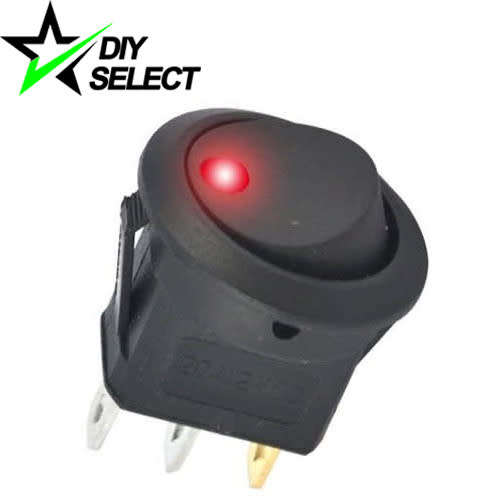 Switch Rocker Button Red Illuminated Led 12V **LOCAL STOCK**