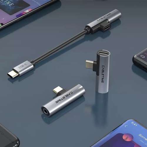 USB-C Adapter to Aux 3.5mm USB-C to jack 3.5 earphone converter