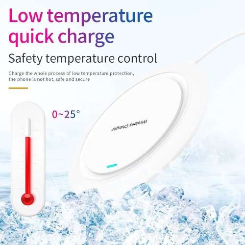 Fast charging 15W  portable QI wireless charger cellphone charging Pad Battery for iPhone and Androi