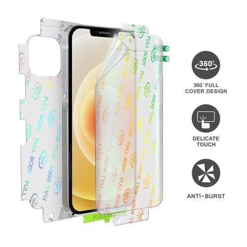 Soft TPU Full Cover Hydrogel Film front and back film  For Iphone 12 mini