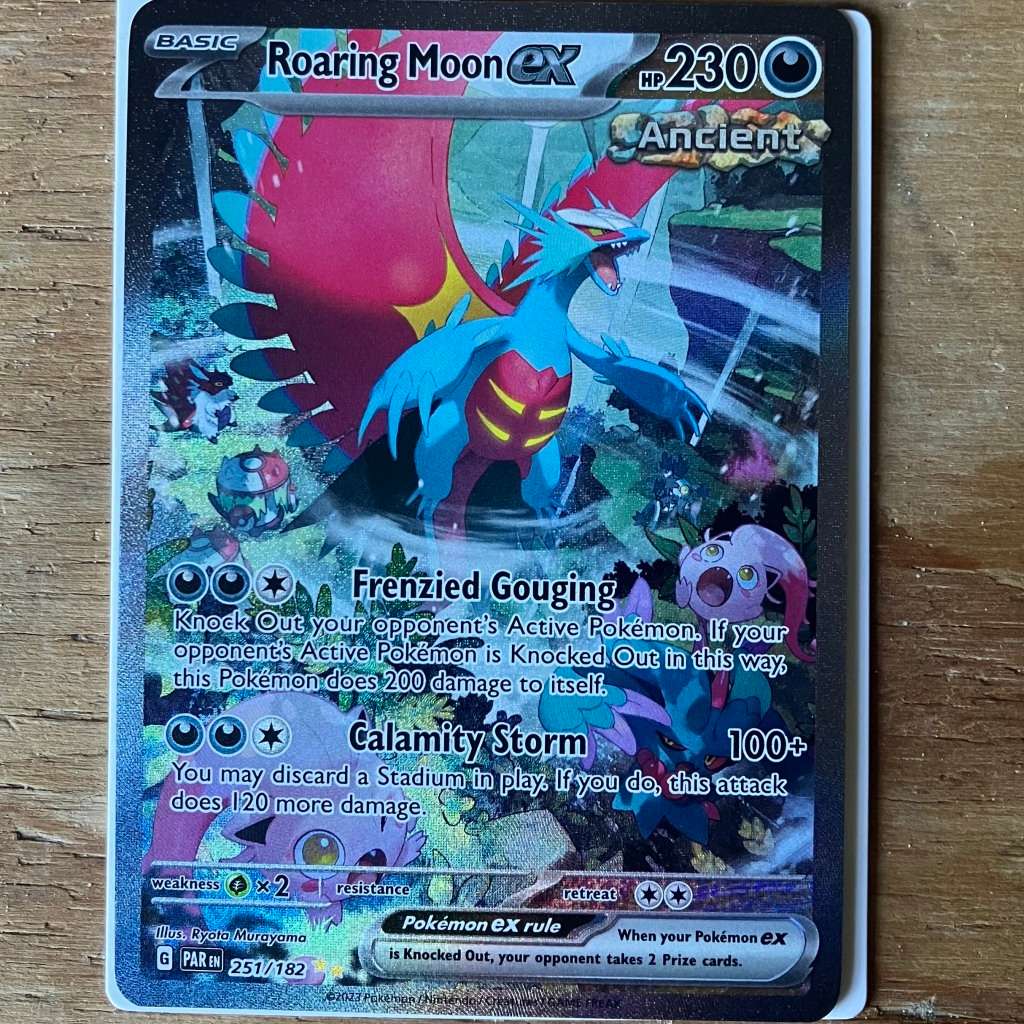 Pokemon Trading Card Game - Roaring Moon ex - 251/182 Special Illustration Rare