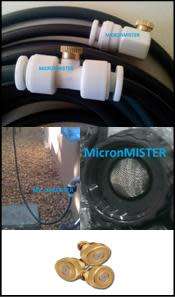 Misting System from MICRONMISTER Double Kit 10 Nozzles