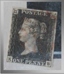 ONE PENNY BLACK 1840 1d STAMP