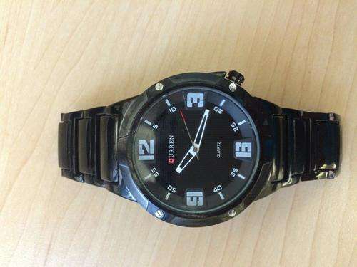Curren BLack  Stainless steel watch