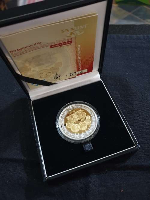 2011 90th Anniversary R5 Silver Crown Bi-Colour 1921-2011