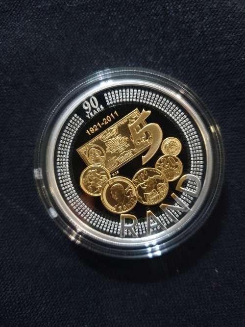 2011 90th Anniversary R5 Silver Crown Bi-Colour 1921-2011