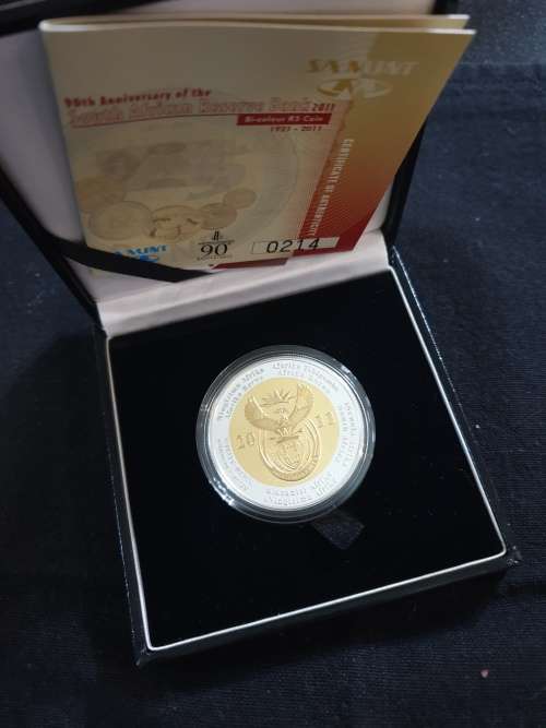 2011 90th Anniversary R5 Silver Crown Bi-Colour 1921-2011