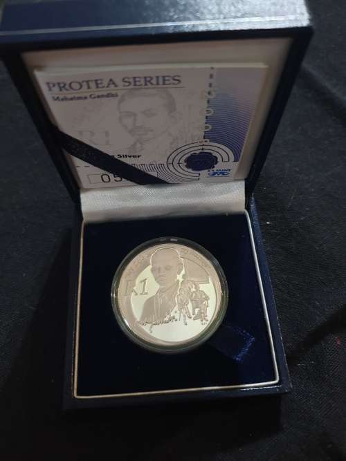 2008 Silver Proof R1 - Mahatma Gandhi