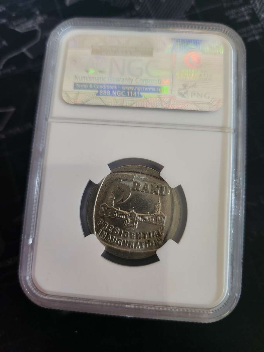 1994 Presidential Inauguration R5 Coin NGC Graded MS63