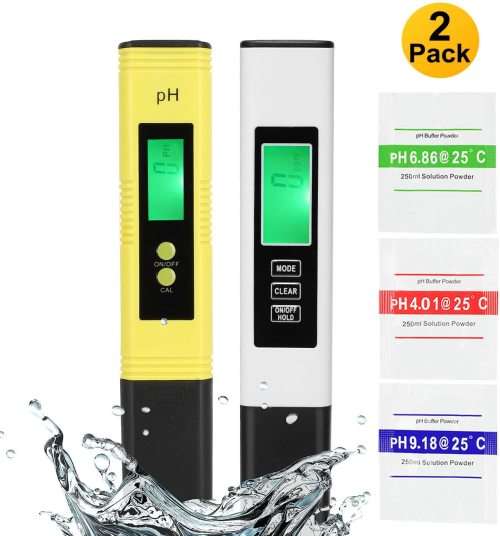 PH Meter and TDS Meter Combo, PH Tester Digital, Digital Water Tester, 0.05ph High Accuracy Pen
