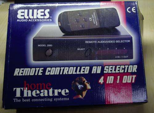 REMOTE CONTROLLED AV SELECTOR