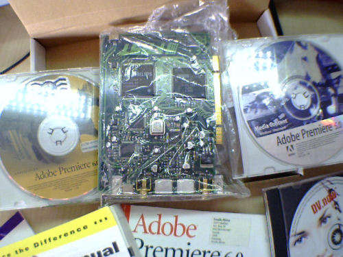 Digital Video Editing - Adobe Premiere 5 + Premiere 6 + Dazzle DV.NOW PCI card