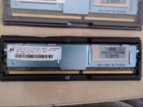 MICRON 1GB DDR2 667 Cl5 ECC - PC2-5300F HP P/N: 398706-051