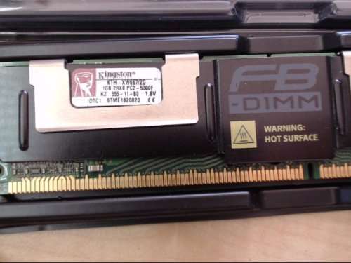 1GB Kingston KTH-XW667/2G PC2-5300F 667MHz DDR2 2Rx8 FBDIMM Server Memory