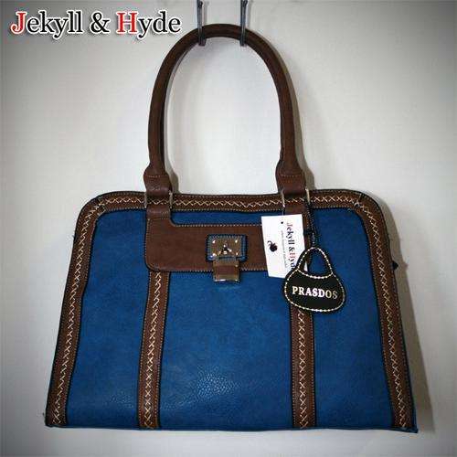 Handbag Blue and Tan
