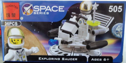 Building Blocks Space Series Exploring Saucer 36 pcs (505). Compatible with Lego.
