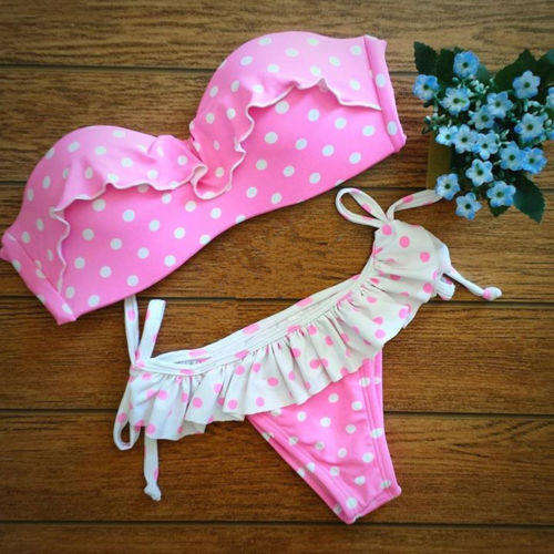 ON SALE ~ Bikini Pink Polka Dot [Medium]
