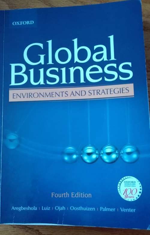 Book ~ Global Business Environments and Strategies 4th edition [Unisa]