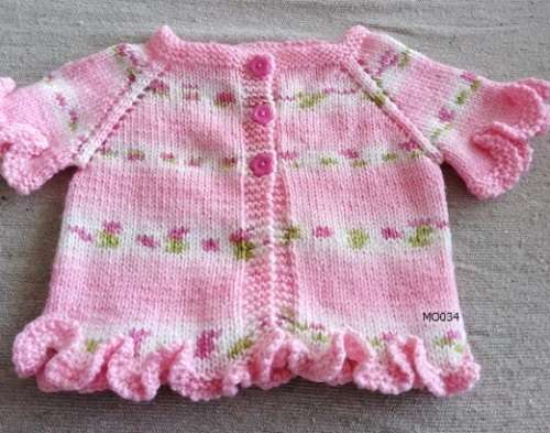 Baby Ruffles Cardigan (Short Sleeved)