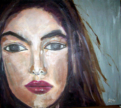 Stunning Ani Vlok painting - 700x800x44mm - Boxed oil on canvas