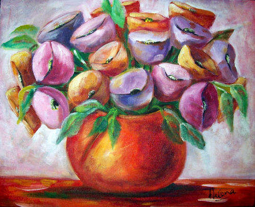 Helena poppies - 400x500mm -  by HELENA KRUGER