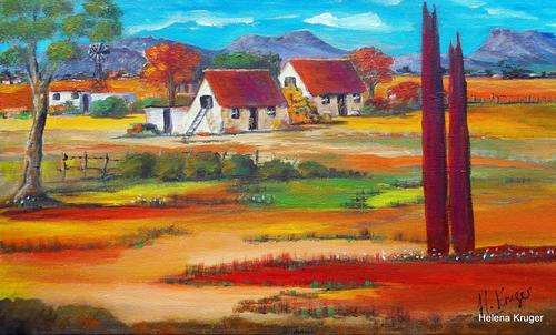 Quiet Life -  original Helena Kruger - 330x550mm