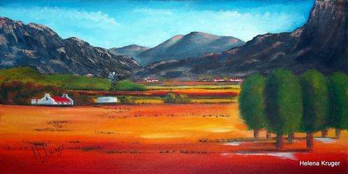 Original Helena Kruger(1957- )  - 350x700x22mm