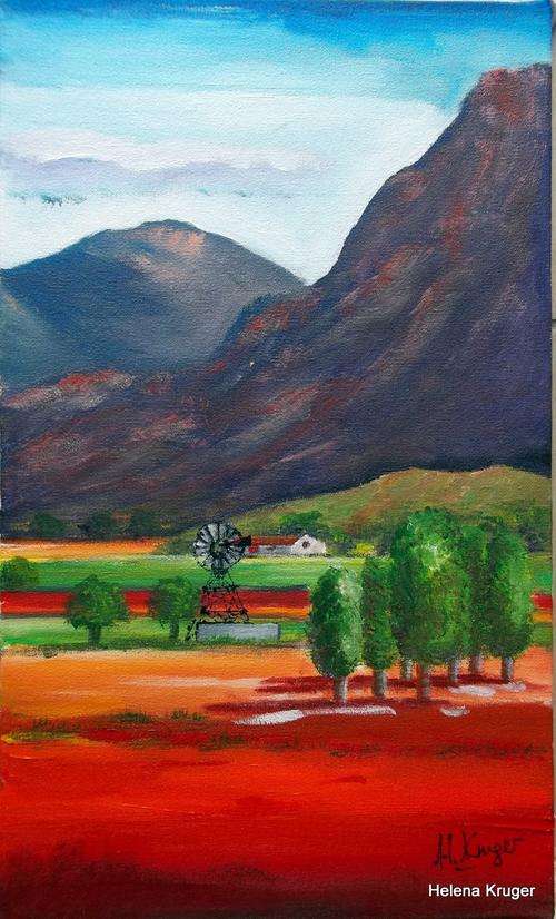 Original Helena Kruger(1957- )  - 300x500x22mm