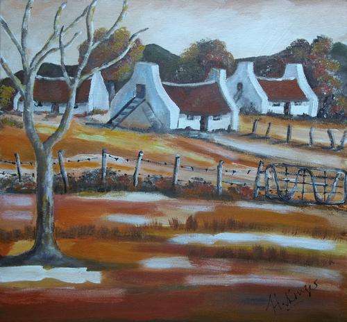 Original Helena Kruger(1957- )  - 460x500mm