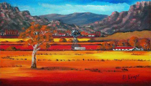 Original Helena Kruger(1957- )  - 350x600mm