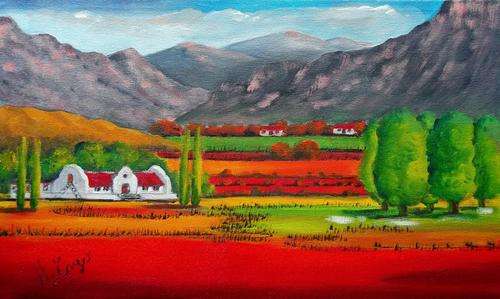 Original Helena Kruger(1957- )  - 300x500mm