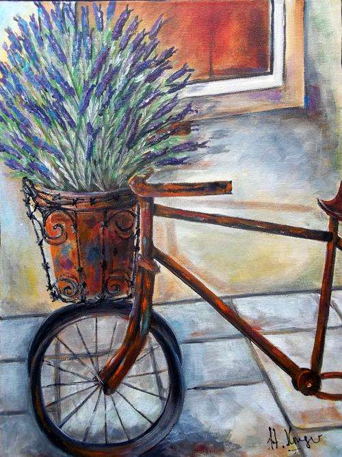 Original Helena Kruger(1957- )  - 450x600x22mm - can be hung as is