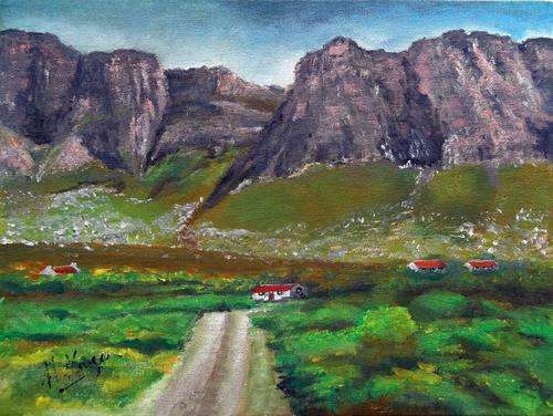 Original Acrylic painting by Helena - 300x400x22mm - can be hung as is