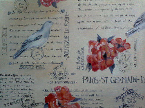 Original Acrylic by H KRUGER - LARGE painting - can be hung as is