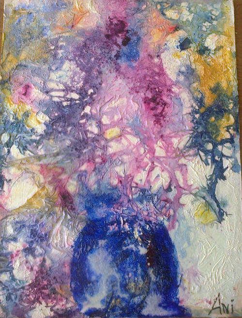 STUNNING Ani VLok - Mixed media painting by popular Cape Town artist!