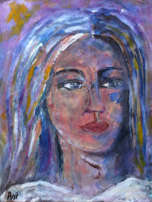 Mixed media painting by popular Cape Town artist Ani Vlok!   300x400mm