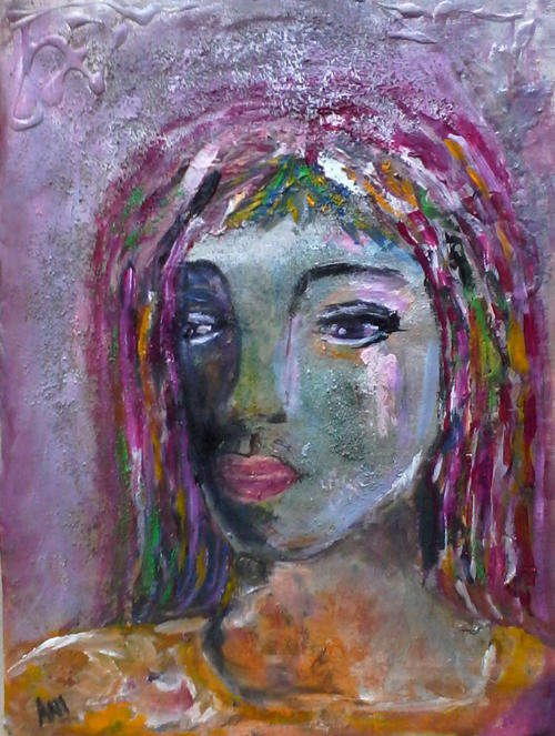 Mixed media painting by popular Cape Town artist Ani Vlok!   300x400mm