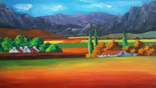 Serene landscape - 400x600x44mm