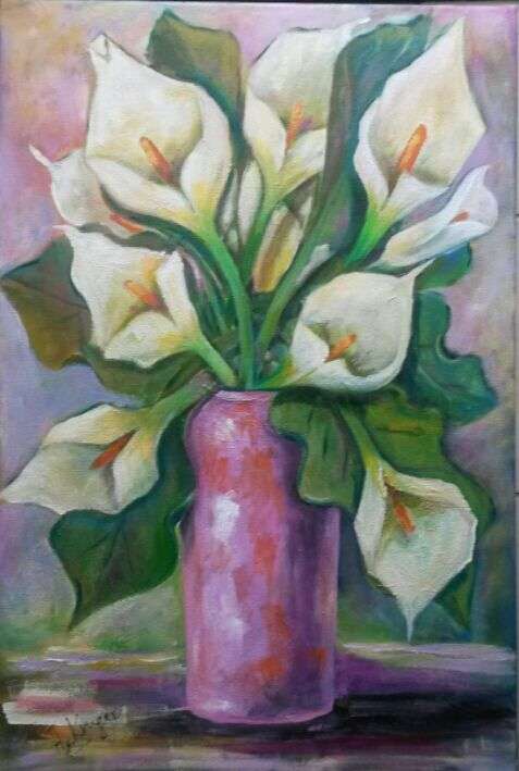 ABSOLUTE BARGAIN!!! Original Acrylic by H. Kruger - 600x900x22mm - LARGE painting