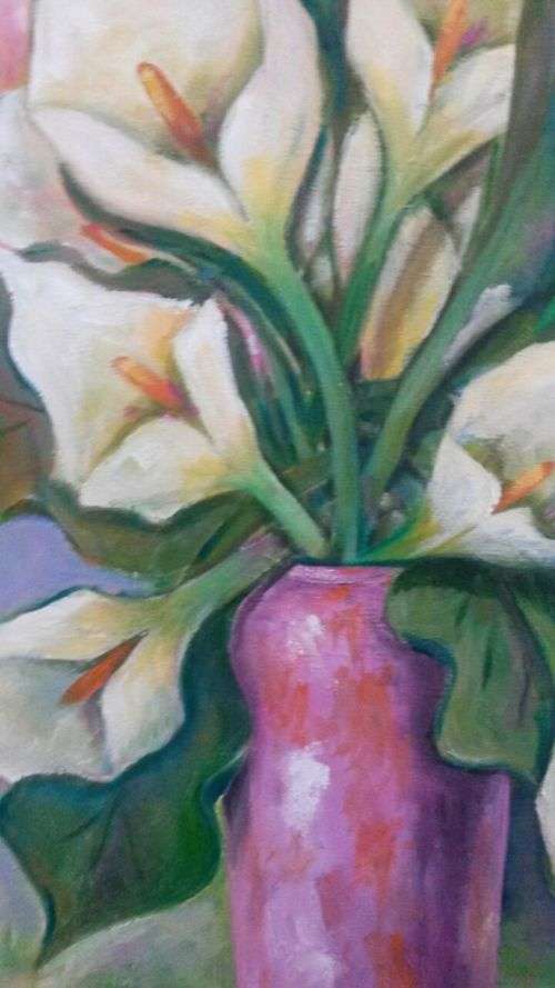 ABSOLUTE BARGAIN!!! Original Acrylic by H. Kruger - 600x900x22mm - LARGE painting