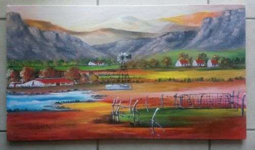 Original Acrylic by Helena Kruger - 400x700x15mm