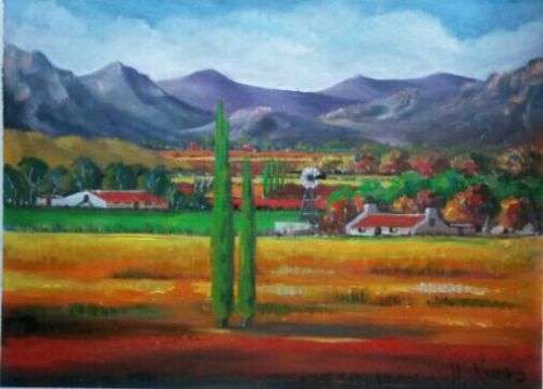 WOW! STUNNING original by H Kruger - 430x580mm