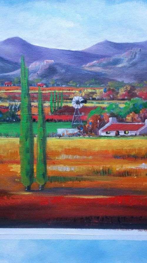 WOW! STUNNING original by H Kruger - 430x580mm