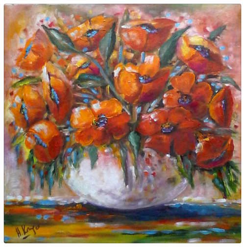 WOW! STUNNING  original by H Kruger - 500x500x44mm