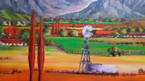 WOW! STUNNING  Large original by H Kruger(1957-)   - 600x900mm