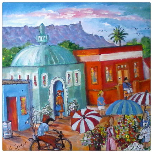 WOW! STUNNING  original by H Kruger(1957-)   - 400x400x15mm